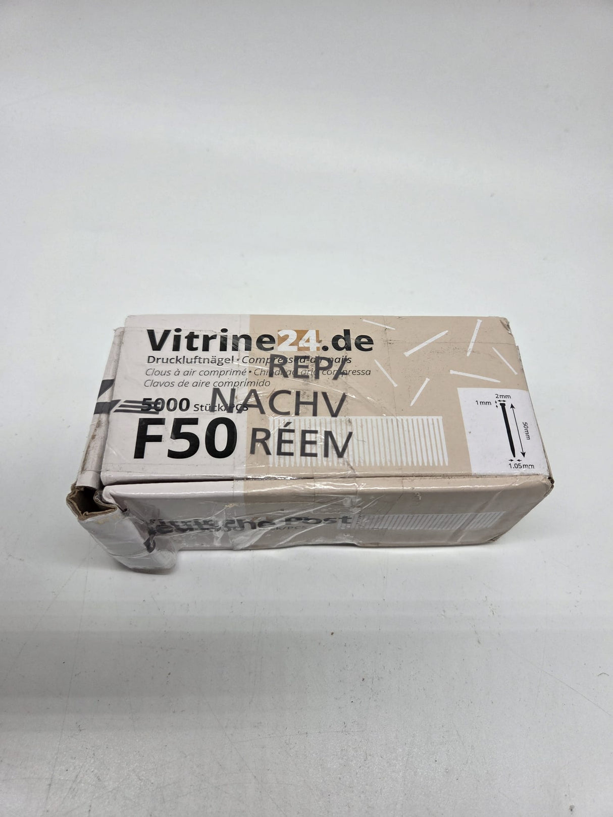 Alsino Pencil Nails – Druckluftstifte für Nagelpistolen (10–50 mm)