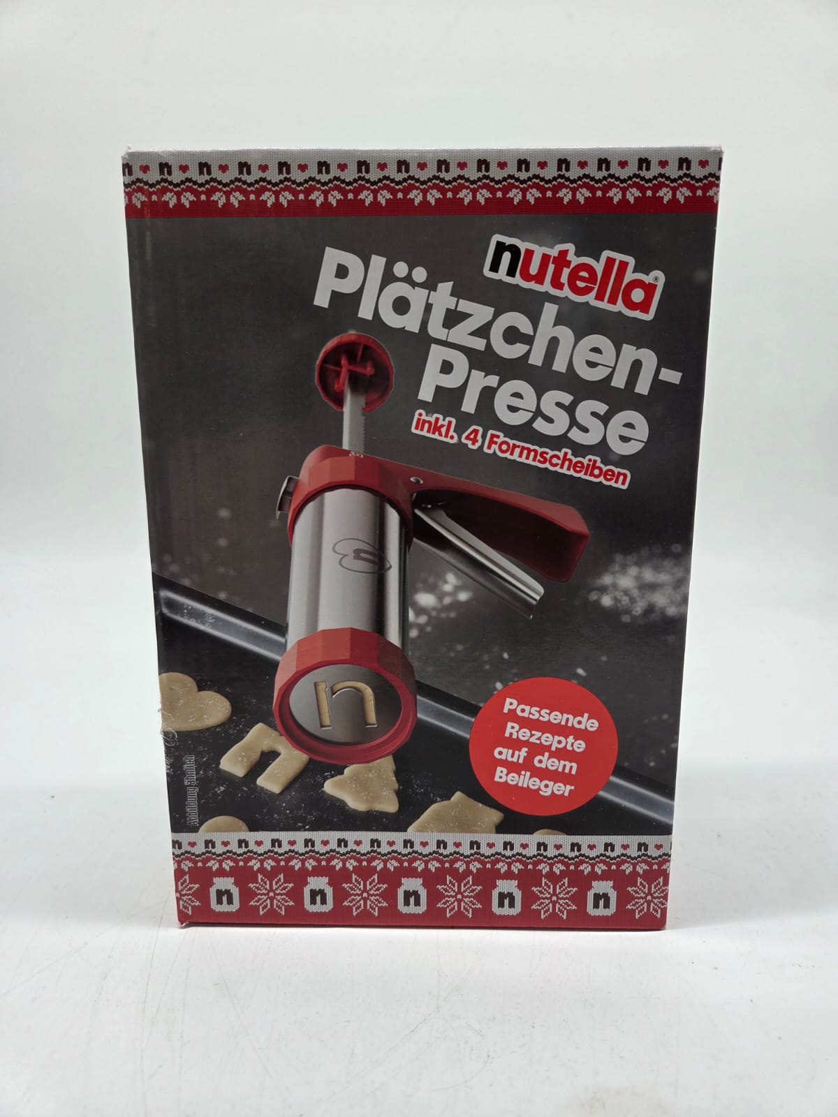 Nutella Plätzchen-Presse