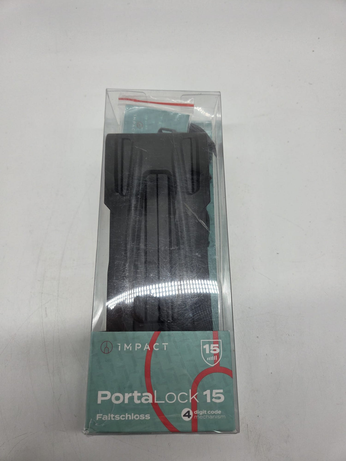 Impact PortaLock 15 – Faltschloss mit Zahlencode, 110 cm, Sicherheitslevel 15 (B-Ware)
