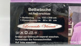 🛏️ Leonado Vicenti Bettwäsche 155×200 cm – Lila/Violett Stripe, Baumwollmix, neu