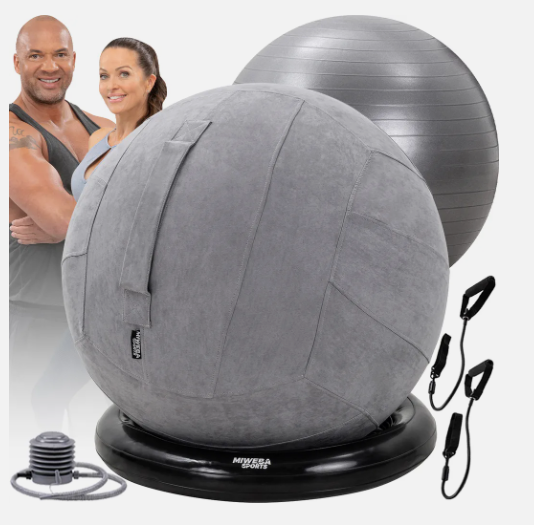 🏋️‍♀️ Miweba 4in1 Gymnastikball 65 cm (B-Ware)