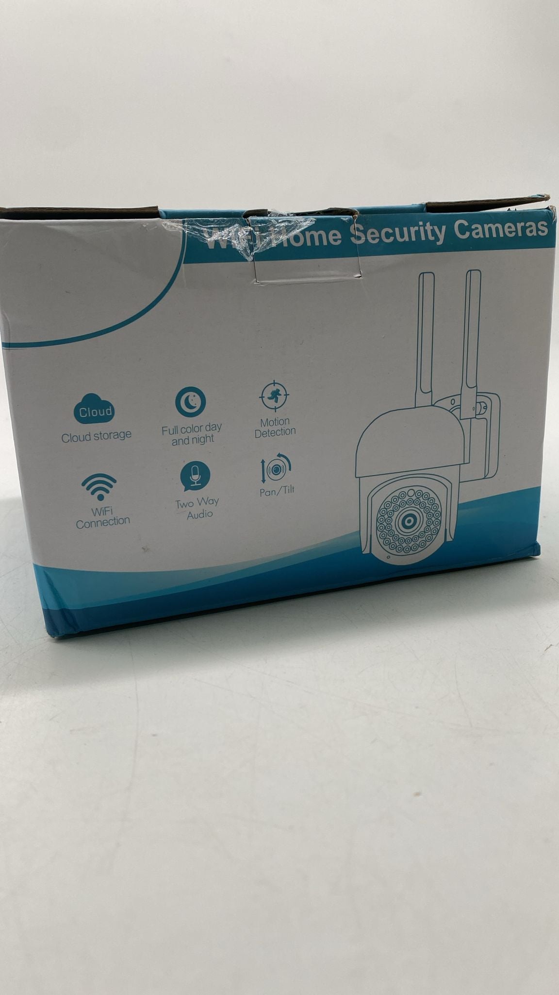 🎥 Smart WiFi Kamera WSV09 – ⚪ weiß, 🌦️ Outdoor - B-Ware