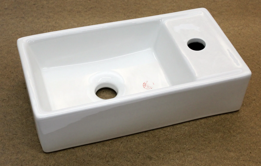 🚿 VCM Aufsatzwaschbecken 41x22 cm – B-Ware!