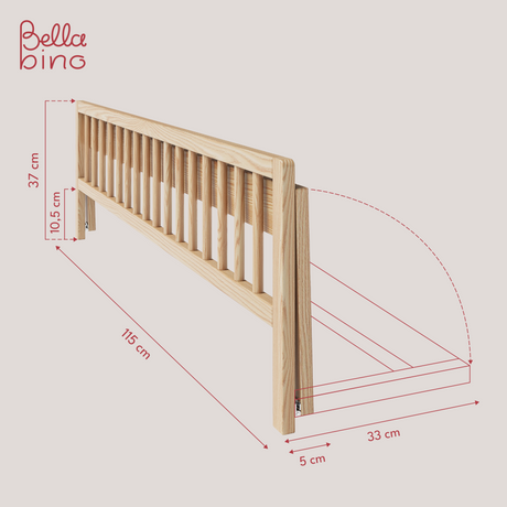 🛏️ Bellabino Yuna Bettschutzgitter 115cm