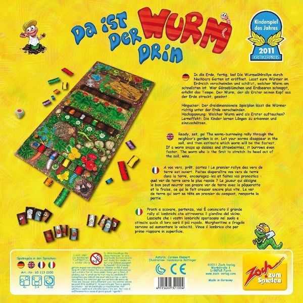 Da ist der Wurm drin – Kinderspiel des Jahres 2011 (von Carmen Kleinert)