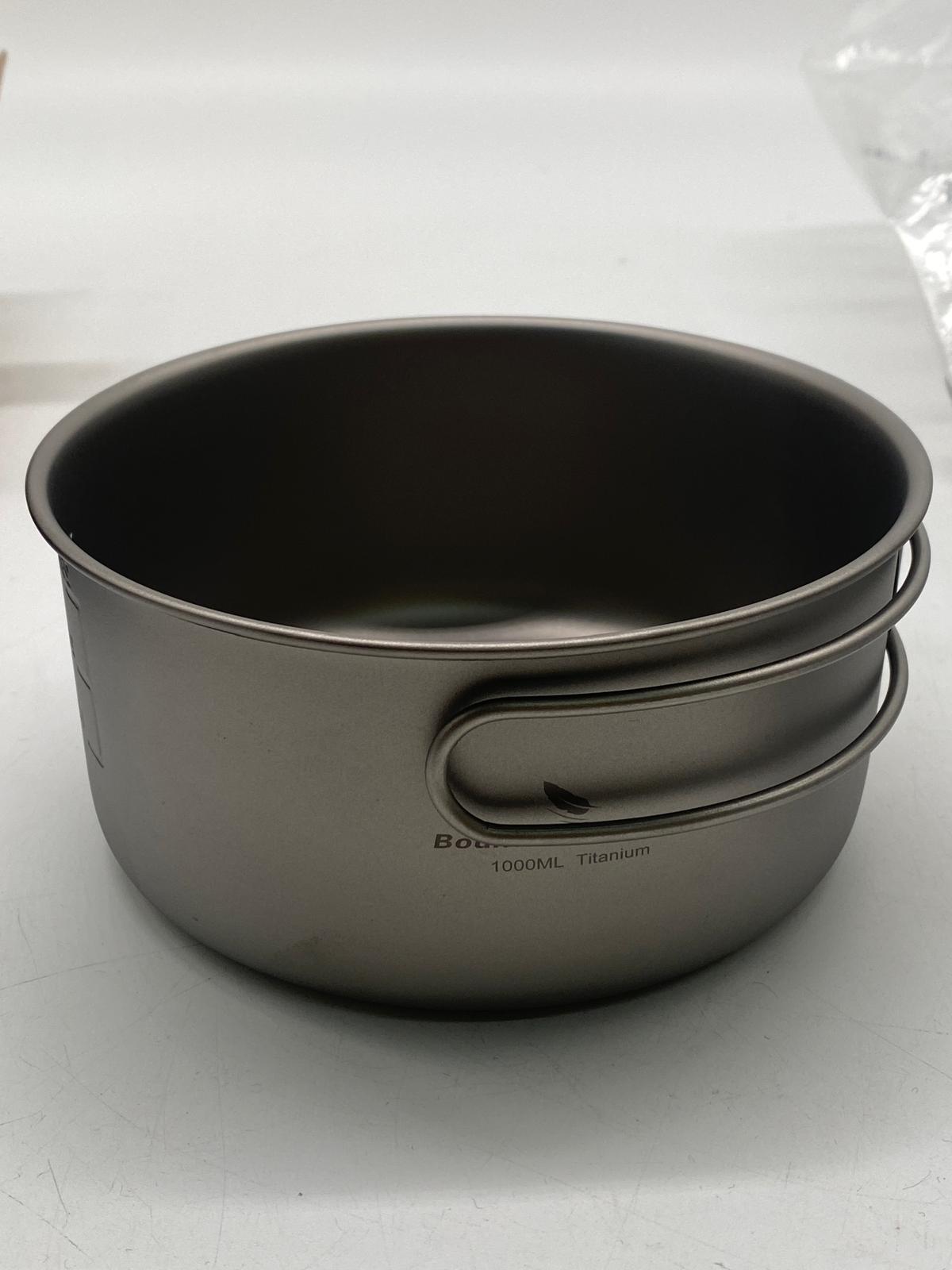 🏕️ Boundless Voyage Titantopf Set – 1000 ml + 500 ml, ultraleicht - B-Ware