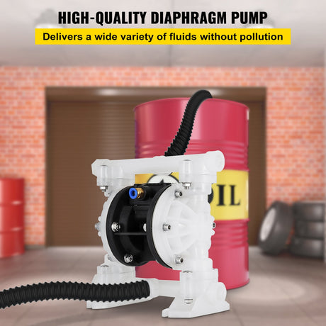 🛠️ VEVOR Doppelmembranpumpe 1/2" QBY4-15 (B-Ware)