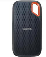 🖥️ SANDISK Extreme Portable V2 Festplatte – 2 TB SSD, Extern, Grau/Orange 🖥️