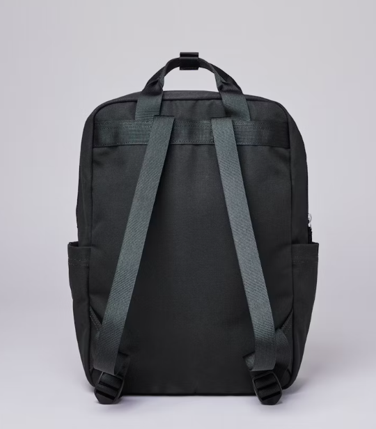 🌟 Sandqvist Knut Rucksack – Schwarz  🌟