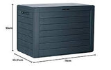 Prosperplast Gartenbox WOODEBOX 190 L – Praktisch, robust und stilvoll