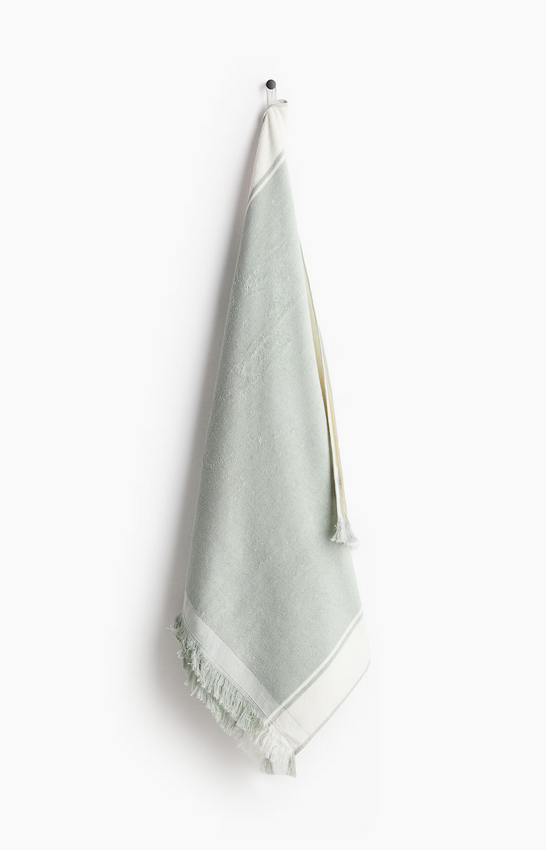 🏖️ H&M Strandhandtuch mit Fransen