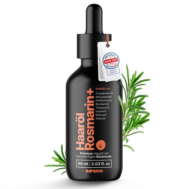 💆 IMPERIO Rosmarin+ Haaröl 60 ml – revitalisierendes Pflegeöl für Haarwachstum - neu