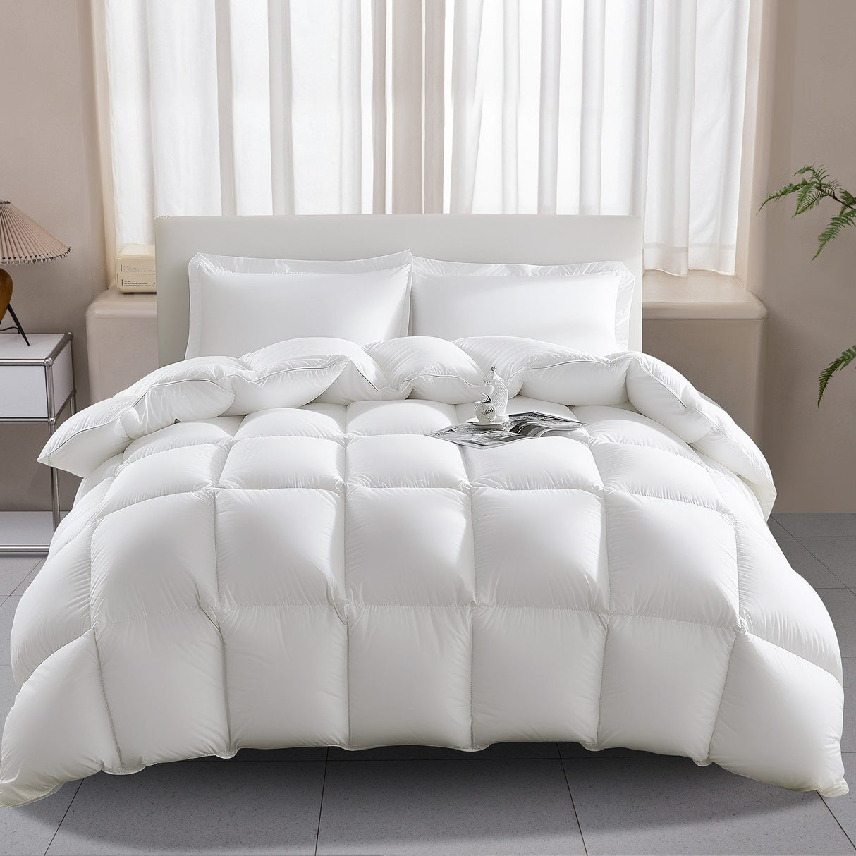 🛏️ WELLOS Daunenbettdecke 135×200 cm – B-Ware!