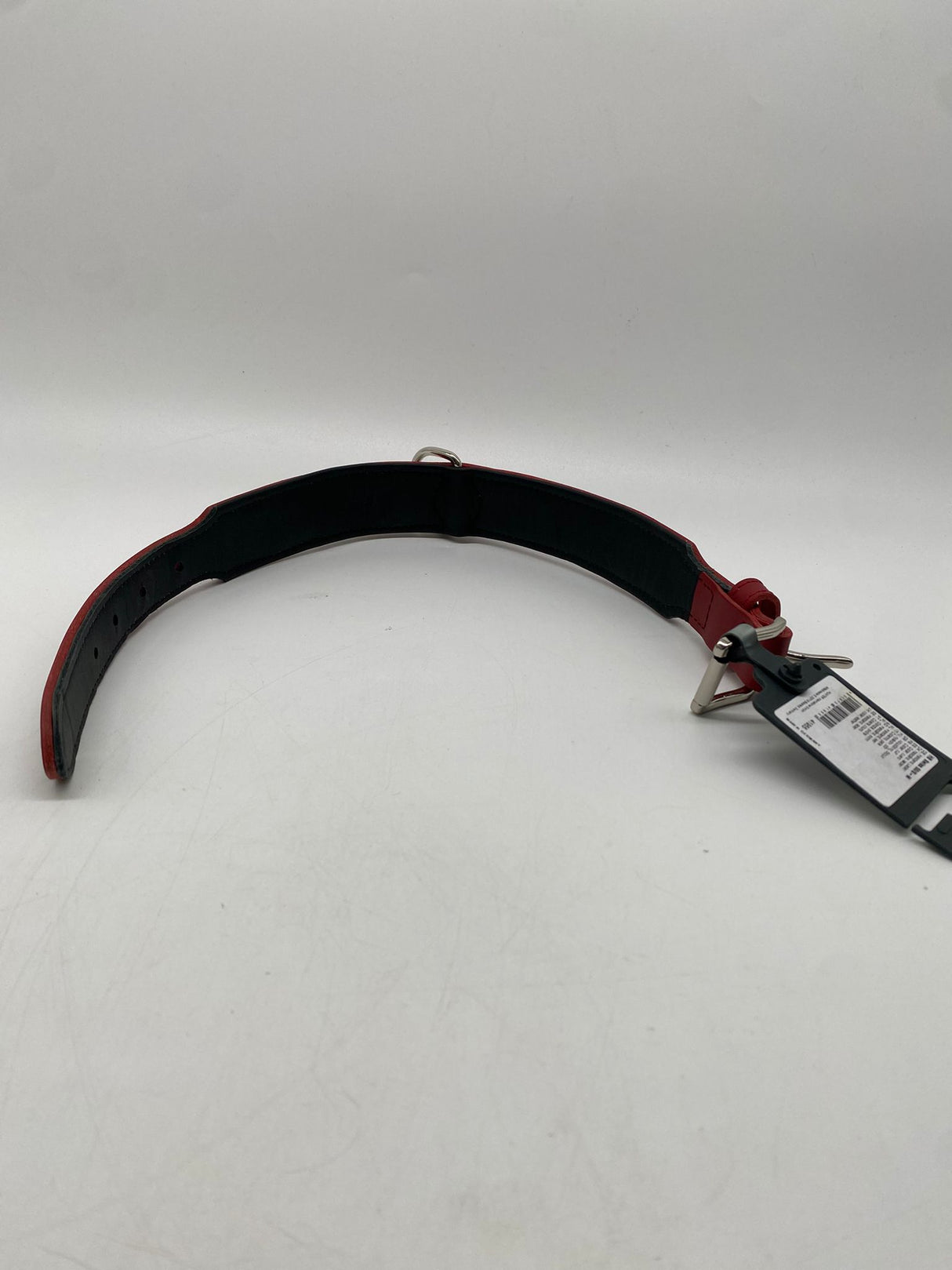🐶 HUNTER Halsband Swiss 50 S-M – Rot/Schwarz, Leder - B-Ware