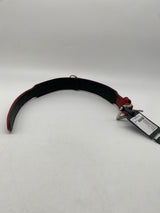 🐶 HUNTER Halsband Swiss 50 S-M – Rot/Schwarz, Leder - B-Ware