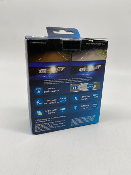 💡 Philips Ultinon Pro6000 Boost H4 LED – 5800K, 18W - B-Ware