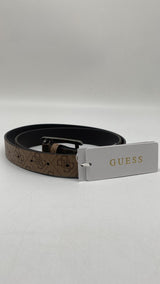 👖 Vezzola Adjustable Belt – Beige/Brown, Größe L - NEU