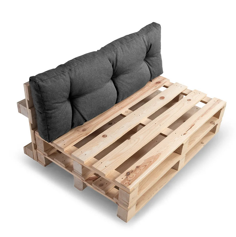 🪑 GuteKissen Paletten-Eckkissen 60×40 cm