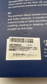 Kuscheldecke – Flauschig & Weich | 150 × 200 cm | Rosa - B-Ware