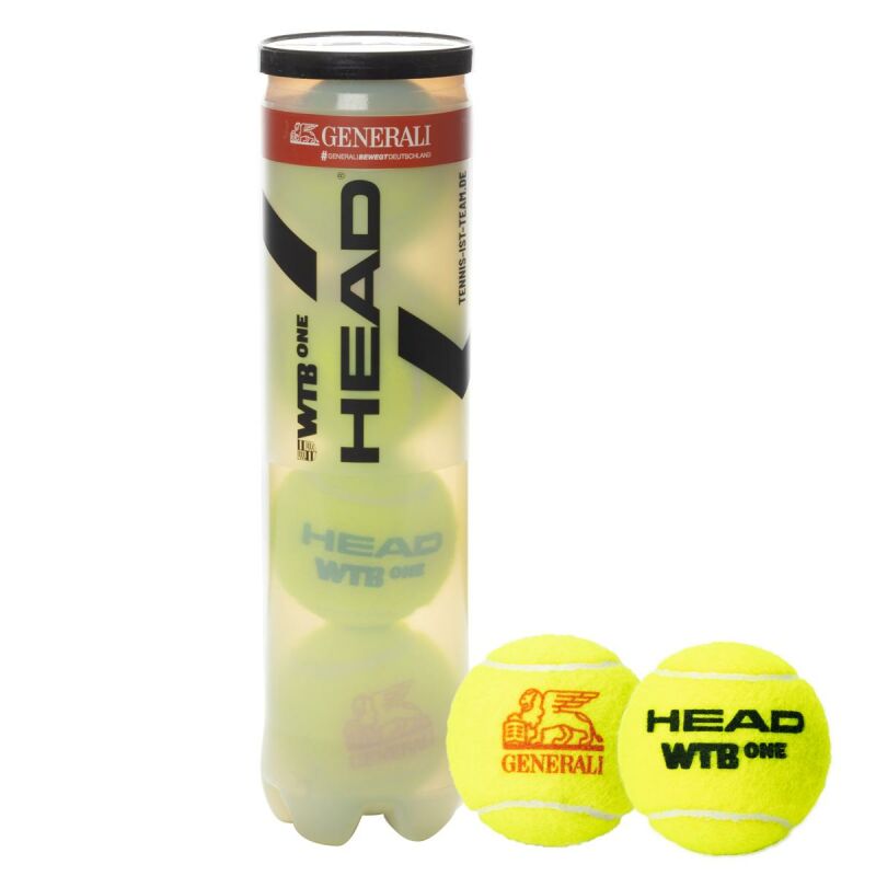 🎾 HEAD WTB ONE 4er Dose Tennisbälle – B-Ware!