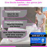 🛏️ Dreamhome 4-Jahreszeiten Bettdecke 135x200
