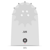 Oregon Führungsschiene 40 cm (.325" / 1.6 mm) – AdvanceCut™ 163SFGD025