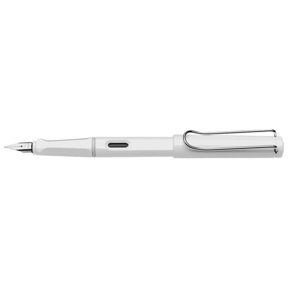 ✒️ Lamy Safari Füllhalter Weiß – Feder M, Blau, Made in Germany - B-Ware