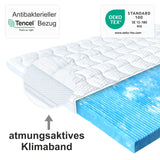 🌟 Gelschaumtopper Terra Med Gel – 180x200 cm – Für erholsamen Schlaf 🌟