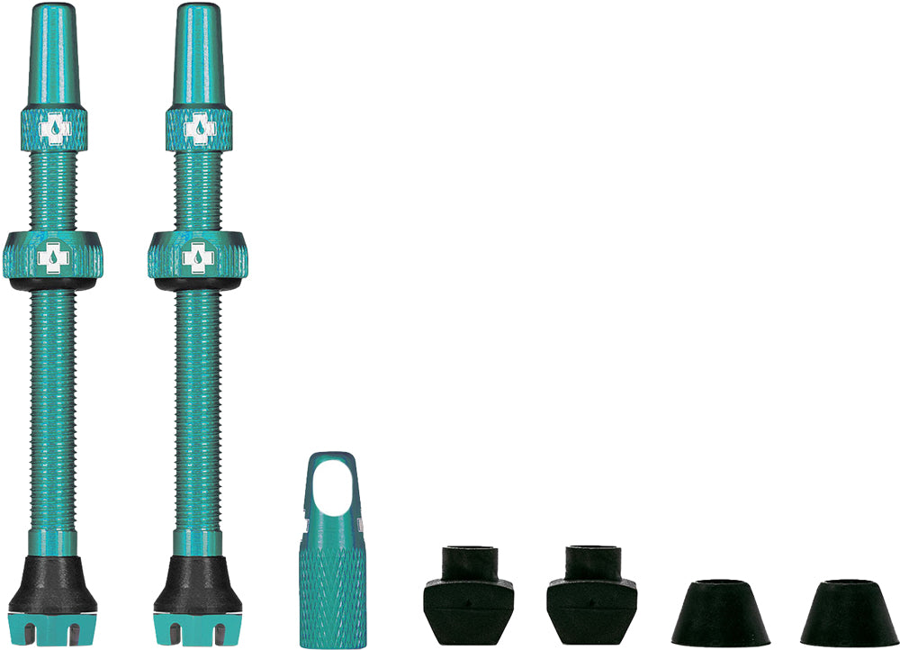 🚴 Muc-Off Tubeless Valve Kit V2 – 44 mm, Türkis - OVP
