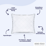 🛌 Zelesta WonderPillow 80×80 cm