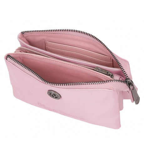 👛 Pepe Jeans CORIN Portemonnaie – Geldbörse rosa mit 3 Fächern - neu