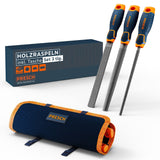 Presch Holzraspel-Set 3-tlg. inkl. Rolltasche