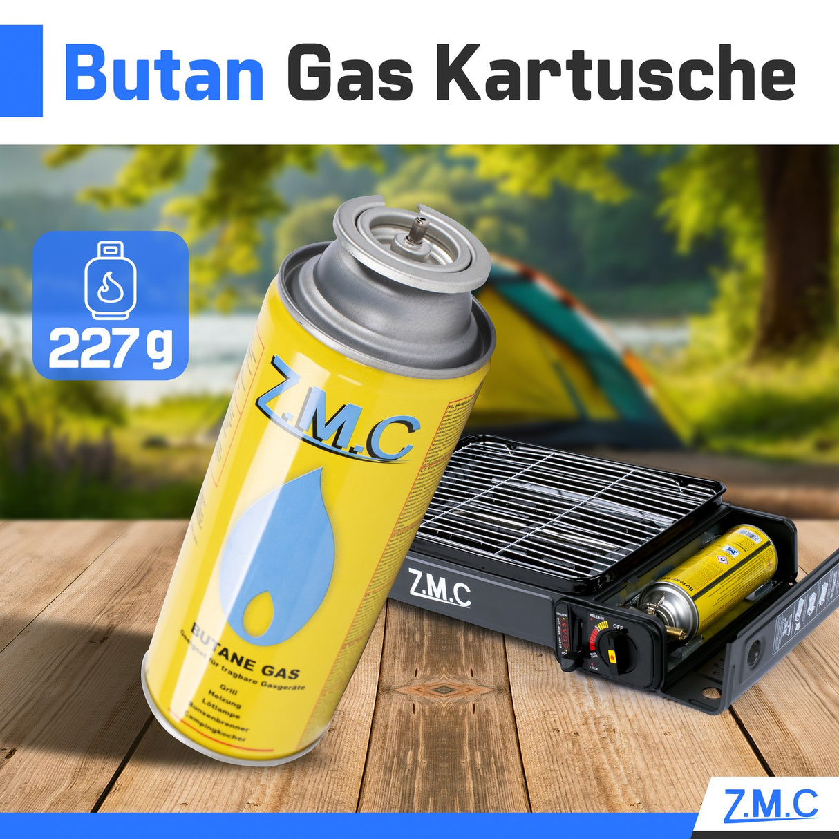ZMC Butan-Gaskartusche 227 g