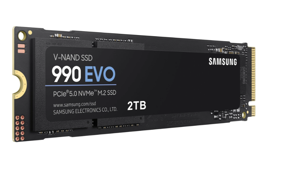 🌟 SAMSUNG 990 EVO 2 TB SSD – PCIe 4.0 x4 / 5.0 x2, NVMe 2, M.2 2280, Intern, B-Ware 🌟