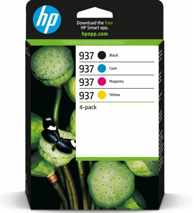 🖨️ HP 937 Original Tintenpatronen CMYK